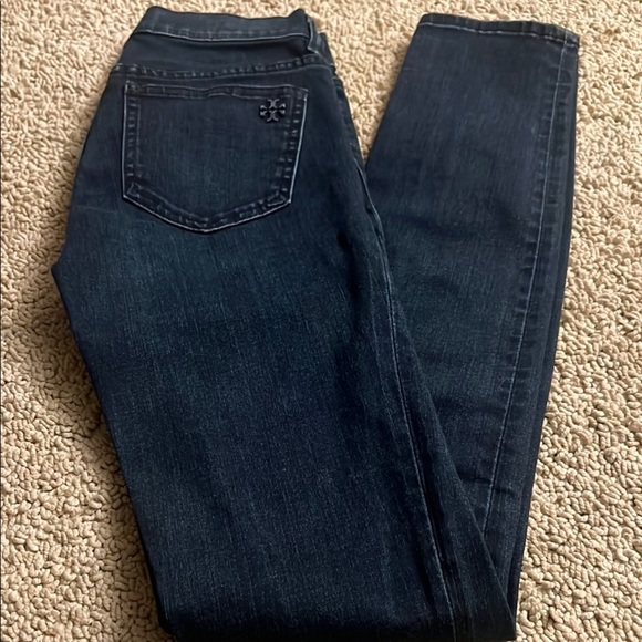 Tory Burch Skinny Blue Jeans Modern Fit 335 - Picture 1 of 14